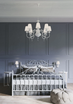 ARTHUR - Metal chandelier with crystals by Fan Europe Lighting - view 3